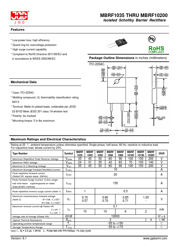 MBRF1060 JGD