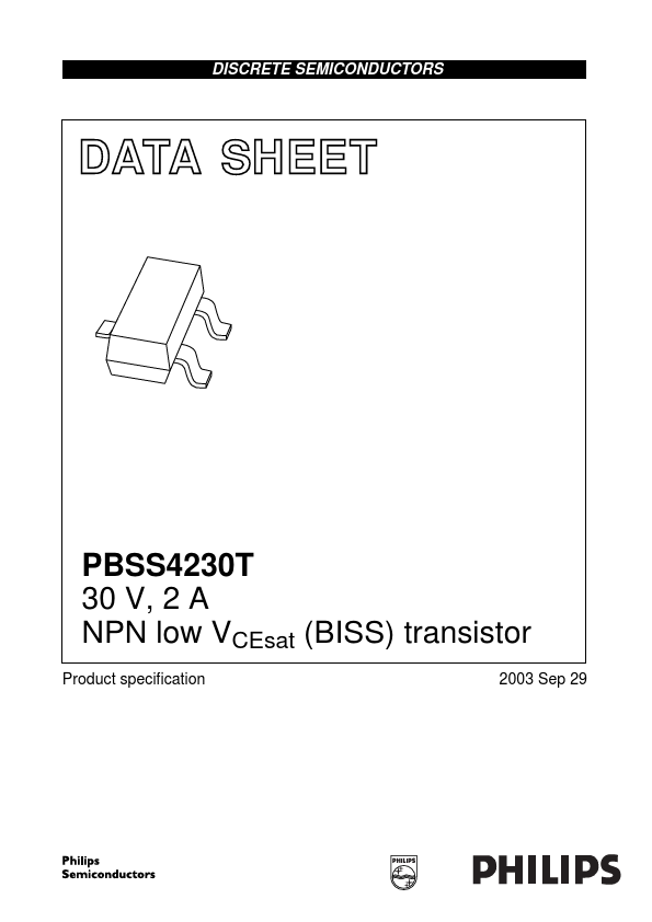 <?=PBSS4230T?> डेटा पत्रक पीडीएफ