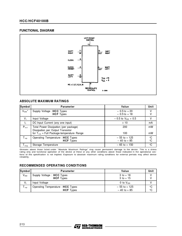 HCC40100B