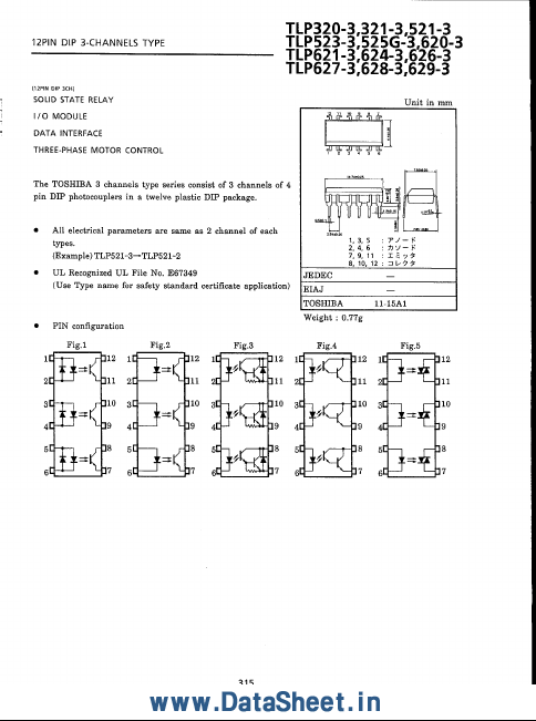 TLP627-3 Toshiba