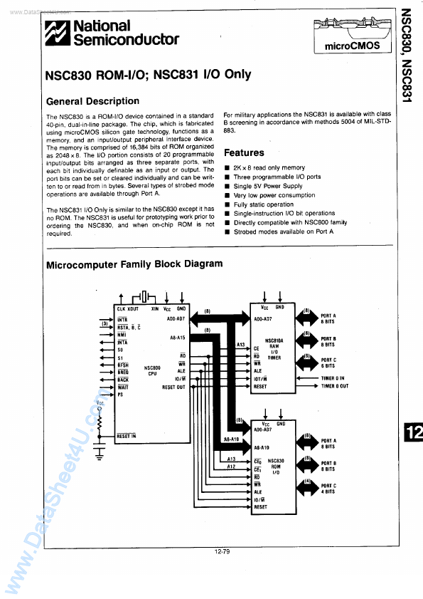 <?=NSC830?> डेटा पत्रक पीडीएफ
