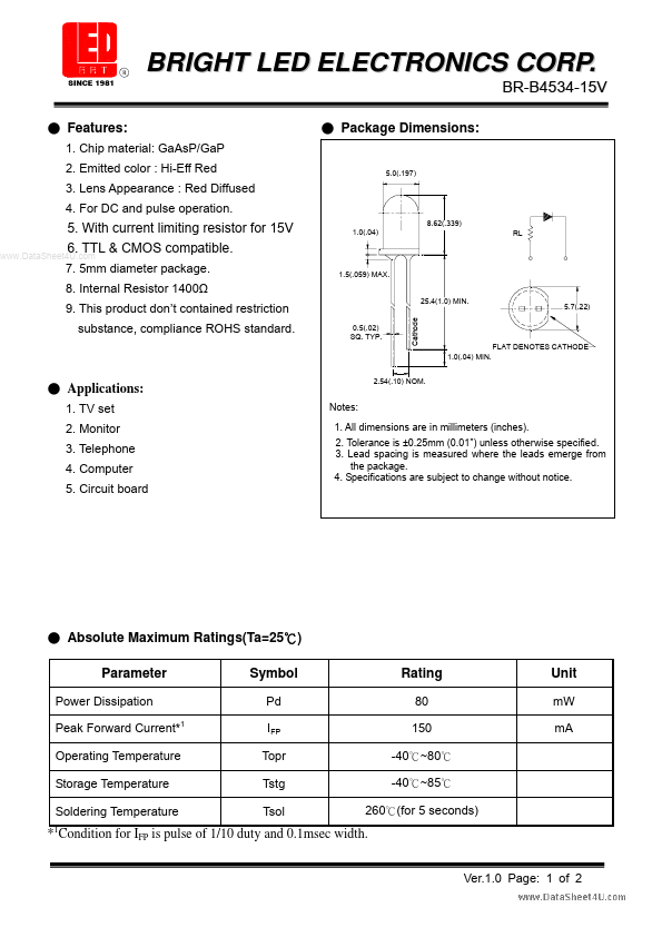 BR-B4534-15V