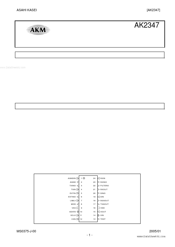 <?=AK2347?> डेटा पत्रक पीडीएफ