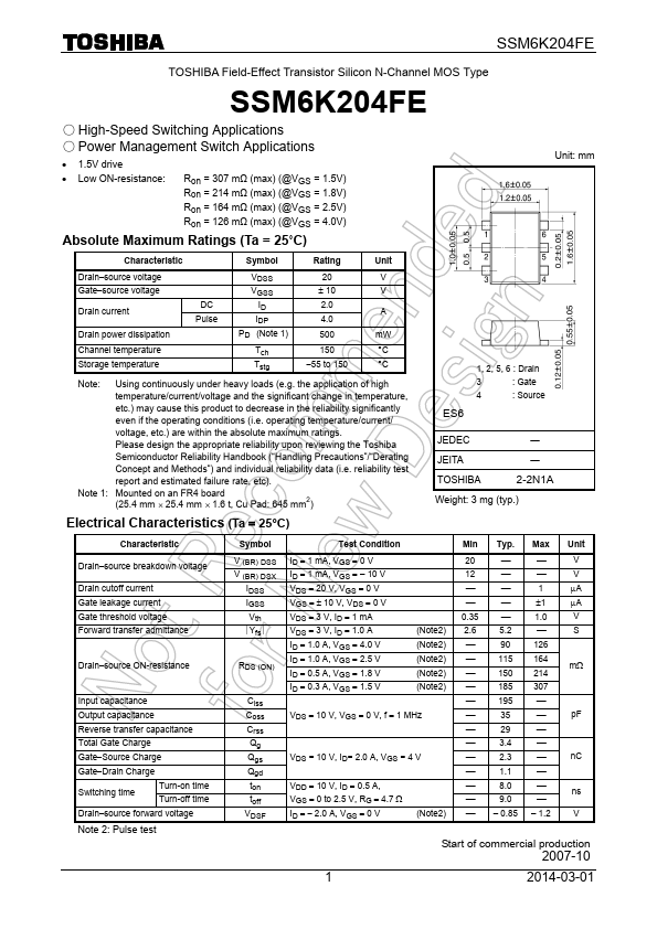 SSM6K204FE