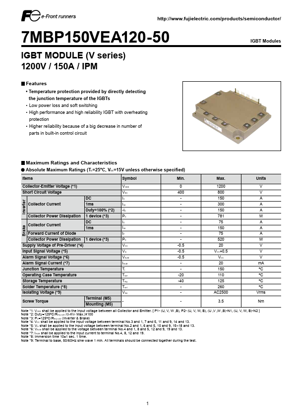 7MBP150VEA120-50