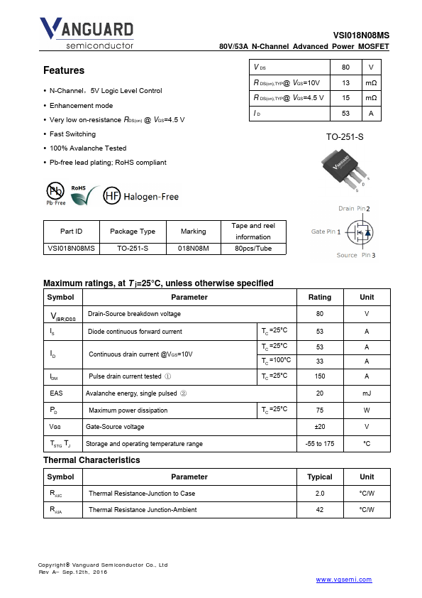 VSI018N08MS