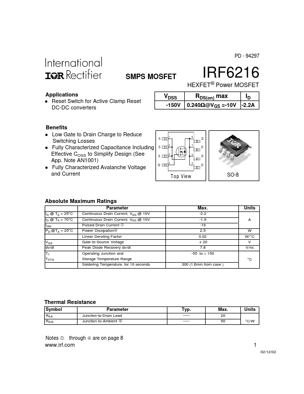 IRF6216