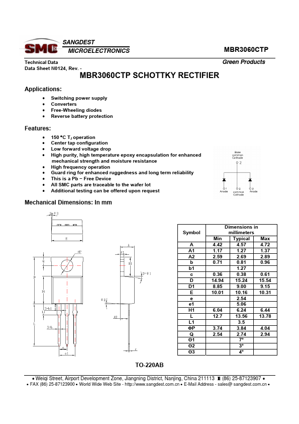 MBR3060CTP