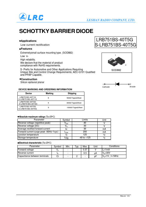 LRB751BS-40T5G