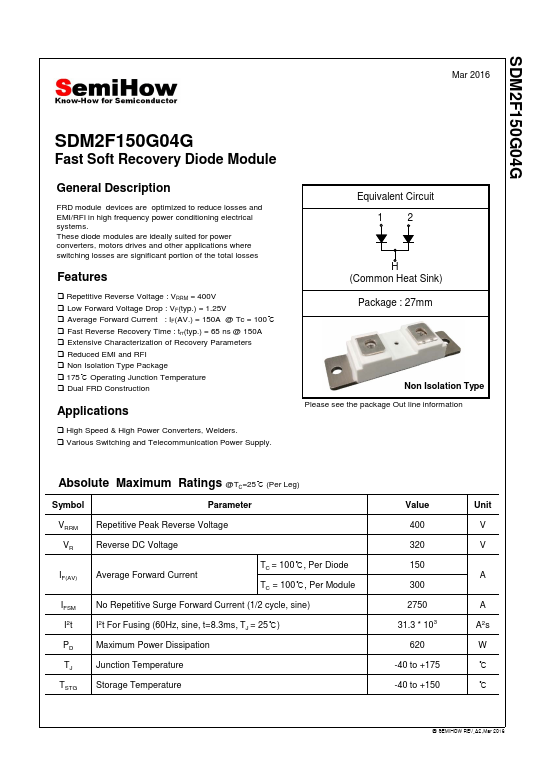 SDM2F150G04G