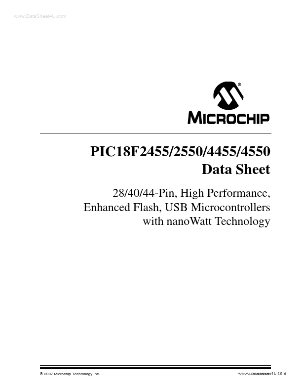 PIC18LF2455 Microchip Technology