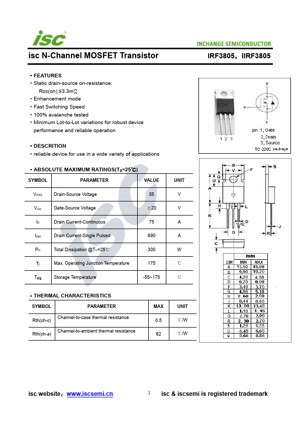 IRF3805