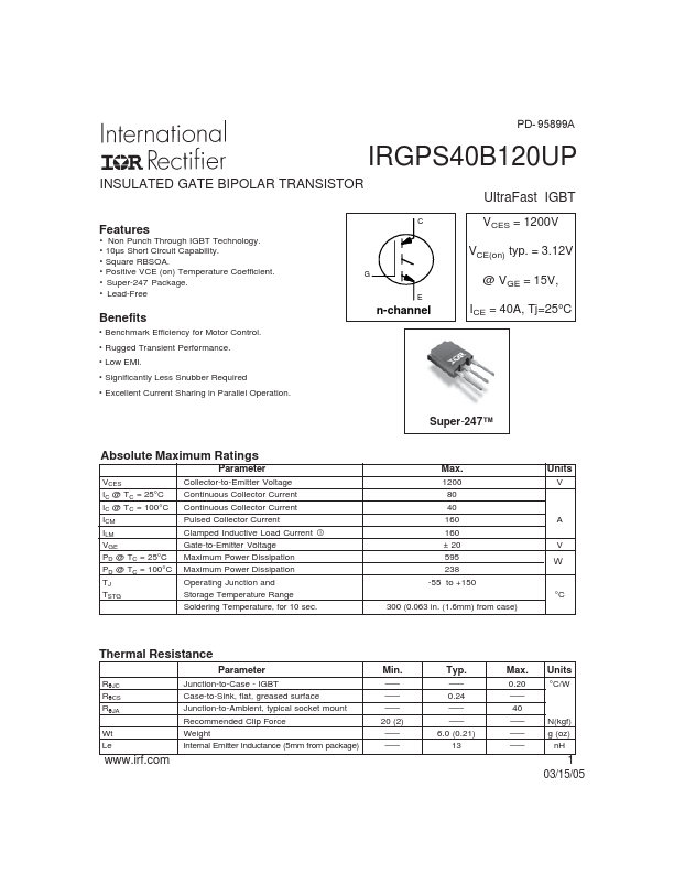 IRGPS40B120UP International Rectifier