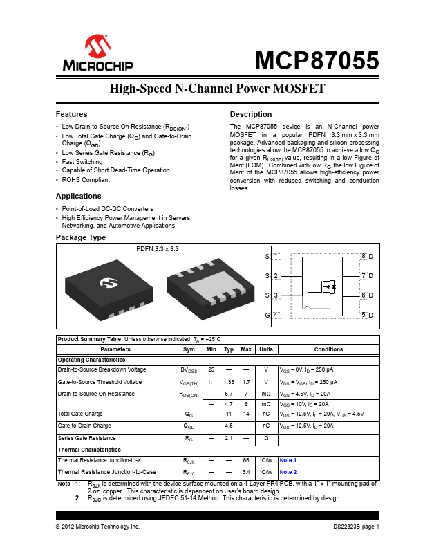MCP87055 Microchip