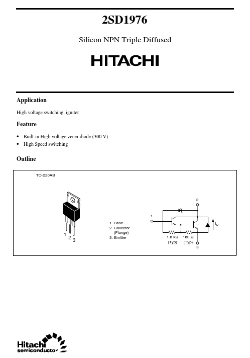 2SD1976 Hitachi Semiconductor
