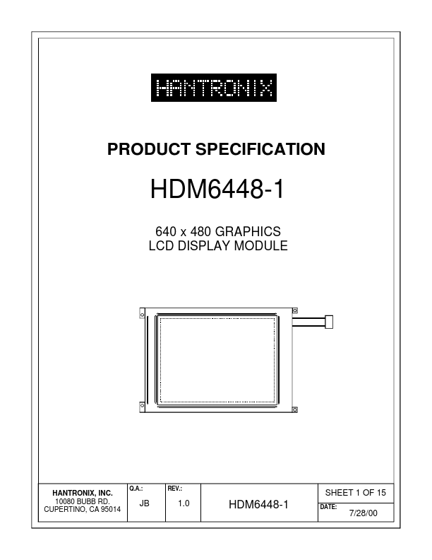 HDM6448-1 Hantronix