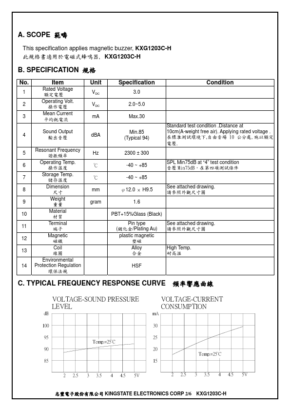 KXG1203C-H