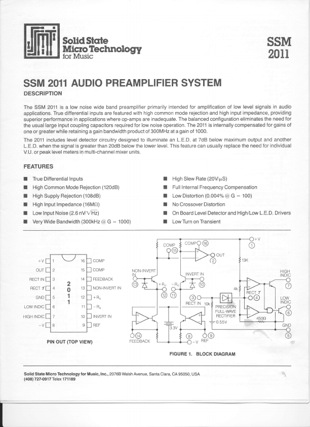 <?=SSM2011?> डेटा पत्रक पीडीएफ