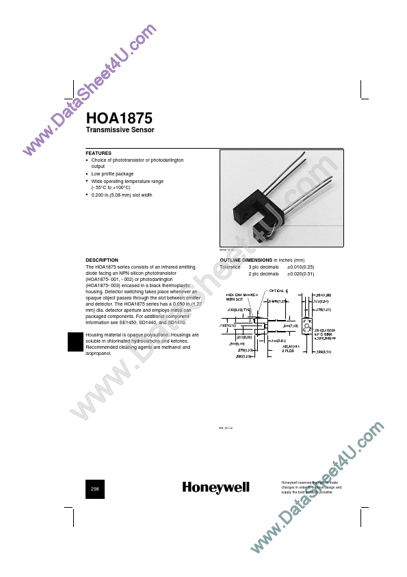HOA1875 Honeywell