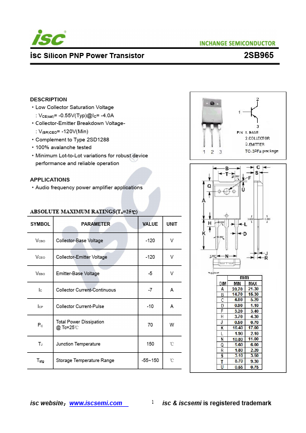 2SB965