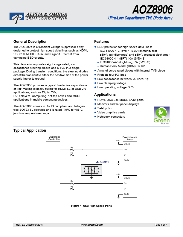 AOZ8906 Alpha & Omega Semiconductors