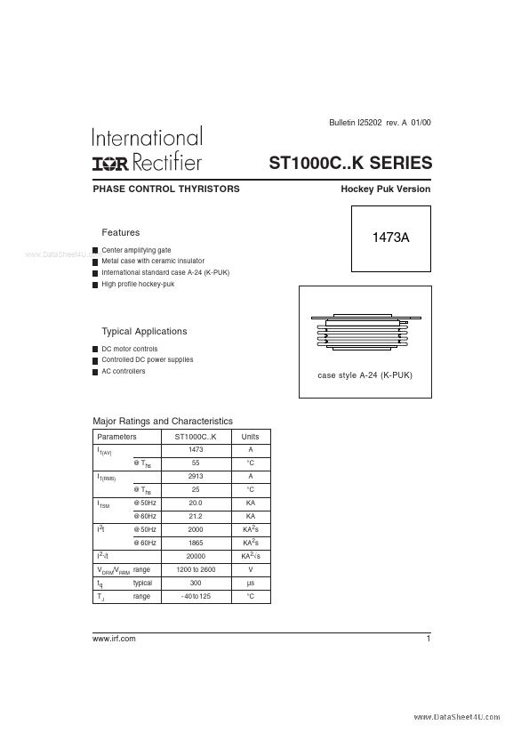 ST1000C International Rectifier