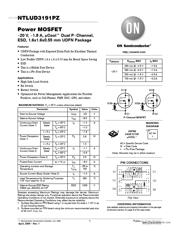 NTLUD3191PZ