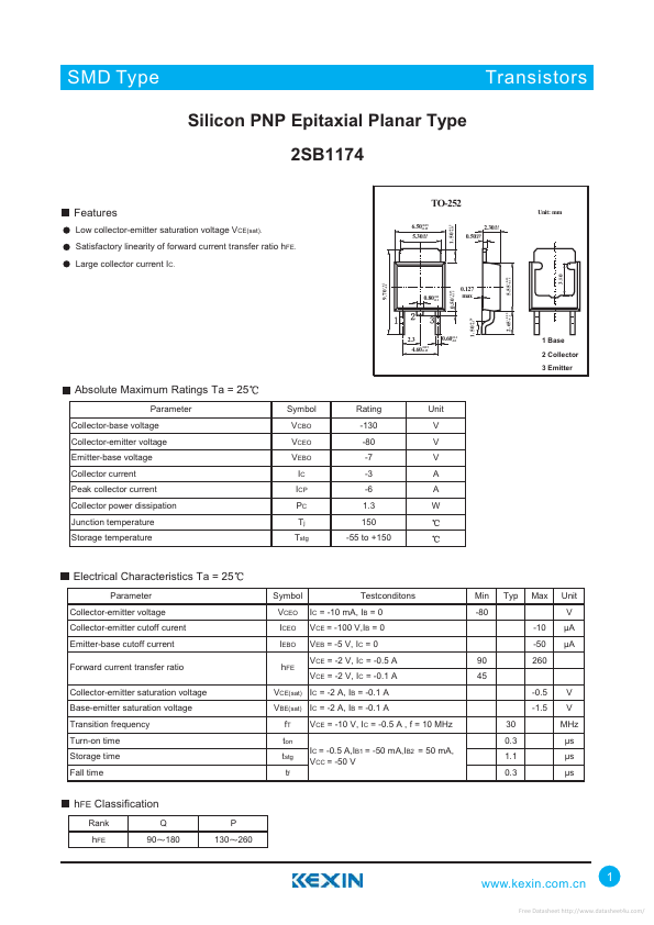 2SB1174 Kexin