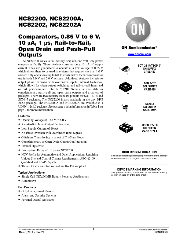 NCS2202 ON Semiconductor