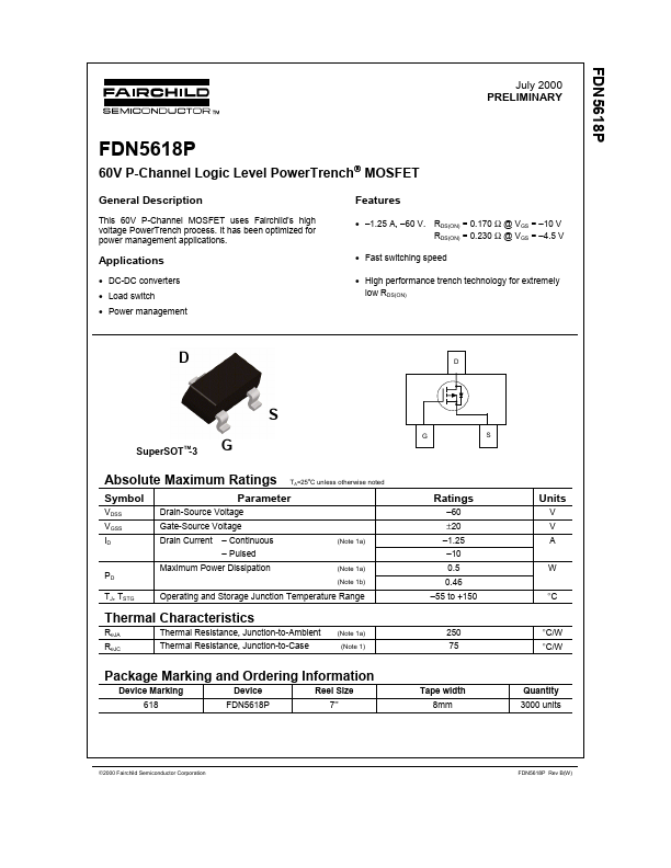 <?=FDN5618P?> डेटा पत्रक पीडीएफ