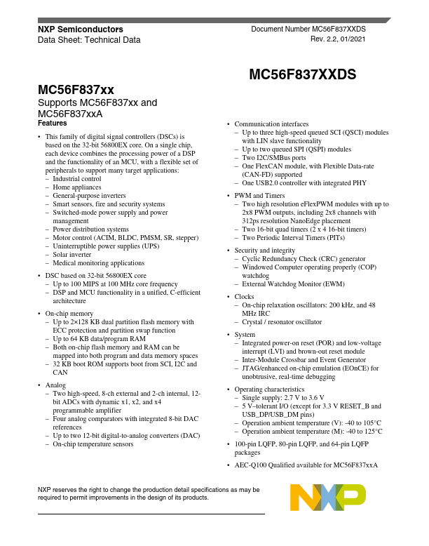 MC56F83766
