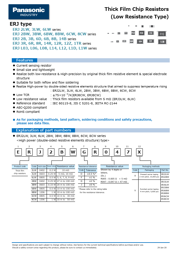 ERJ14BS Panasonic