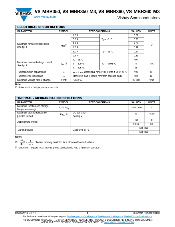 VS-MBR350