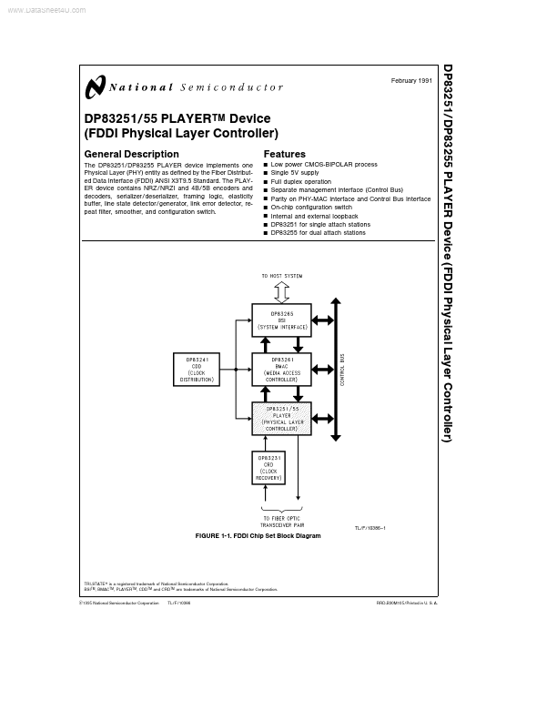 DP83255 National Semiconductor
