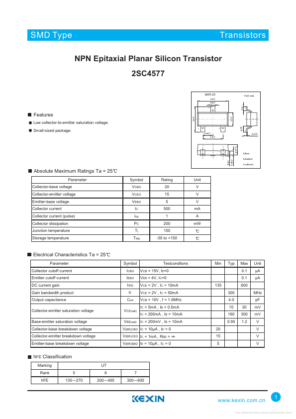 2SC4577 Kexin