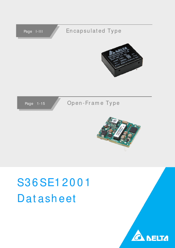 S36SE12001 Delta Electronics
