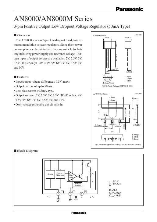 AN8035 Panasonic Semiconductor