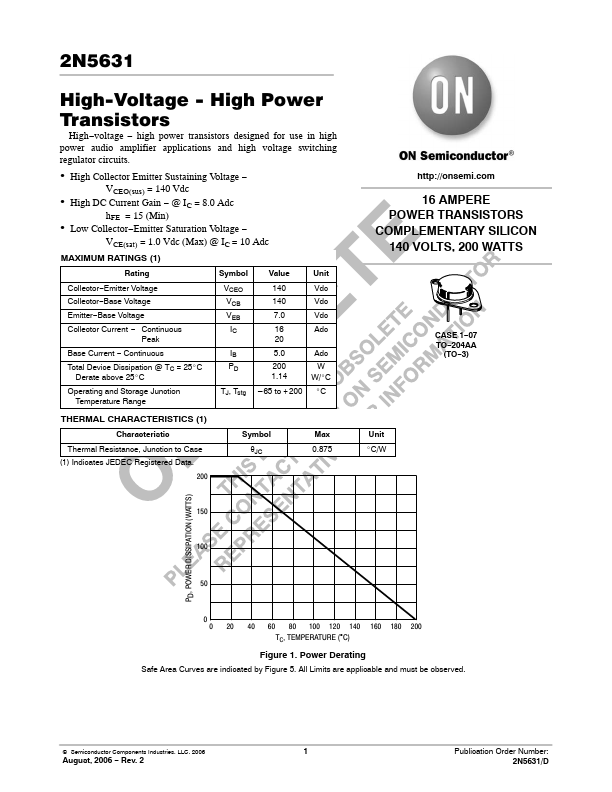 2N5631 ON Semiconductor