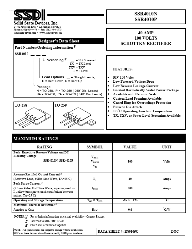 <?=SSR4010P?> डेटा पत्रक पीडीएफ