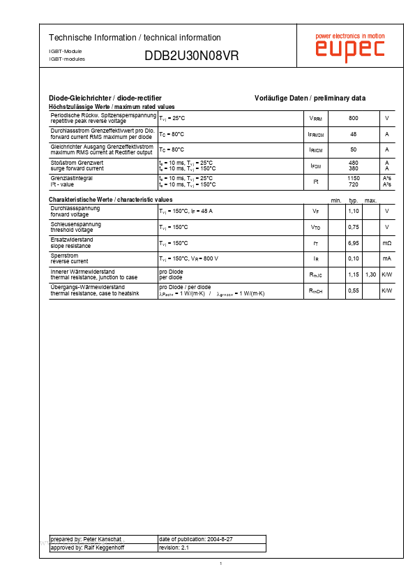 <?=DDB2U30N08VR?> डेटा पत्रक पीडीएफ