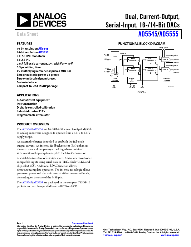 AD5545 Analog Devices