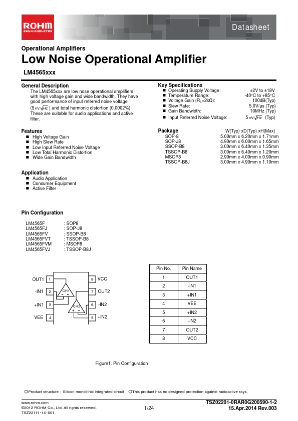 LM4565FVM Rohm