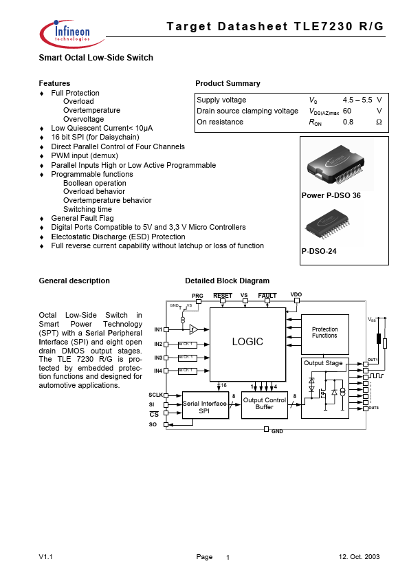 TLE7230G Infineon Technologies AG