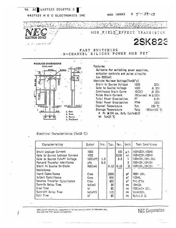2SK823 NEC