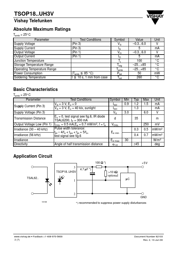 TSOP1840UH3V