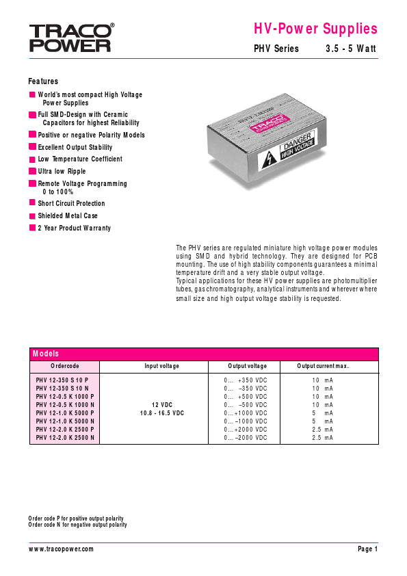 PHV12-350S10N