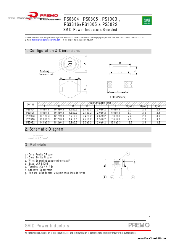 PS0805 Premo