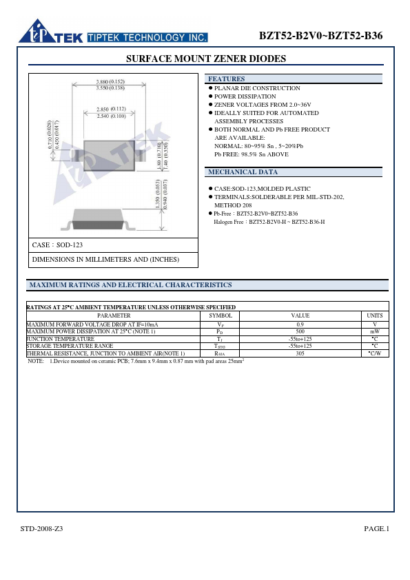 BZT52-B9V1