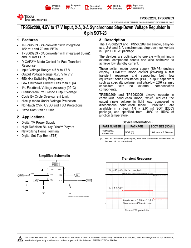 TPS563209 Texas Instruments