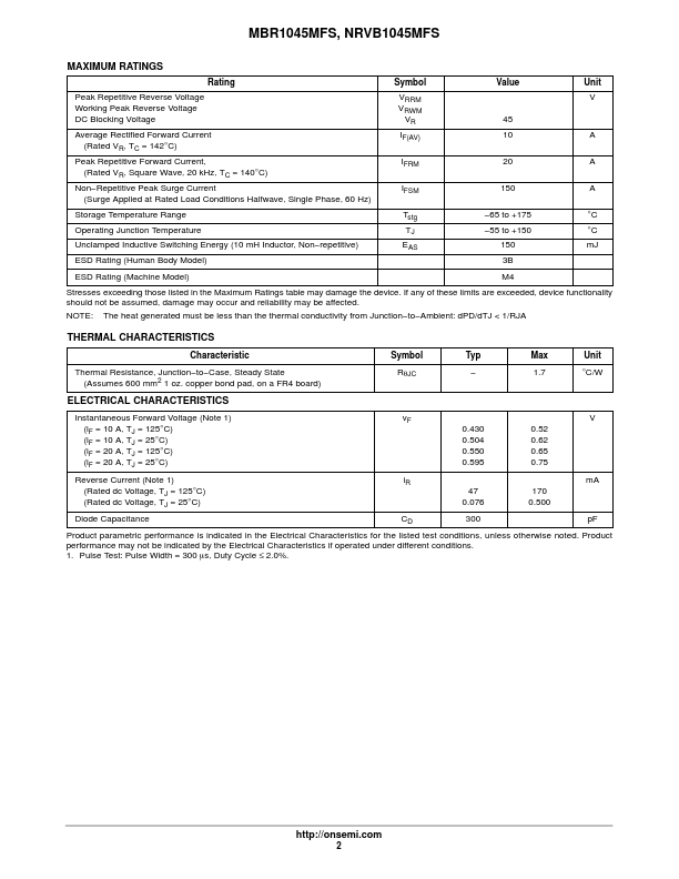 NRVB1045MFST1G